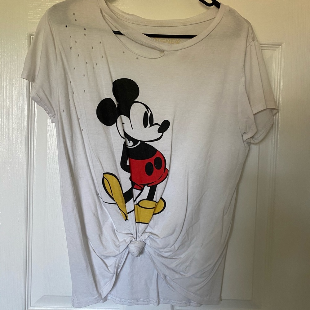 Distressed Disney top